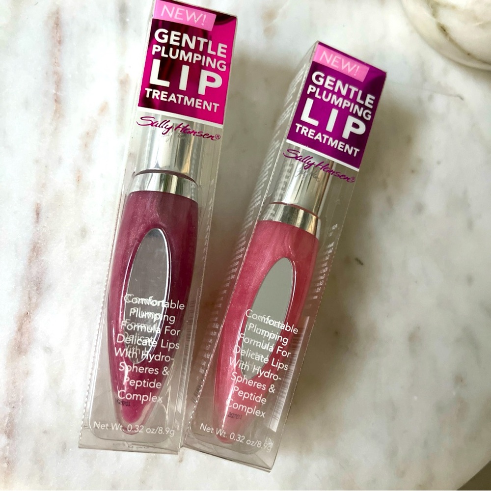 2 SALLY HANSEN Gentle Plumping Lip Treatments  Tender Happy NIB